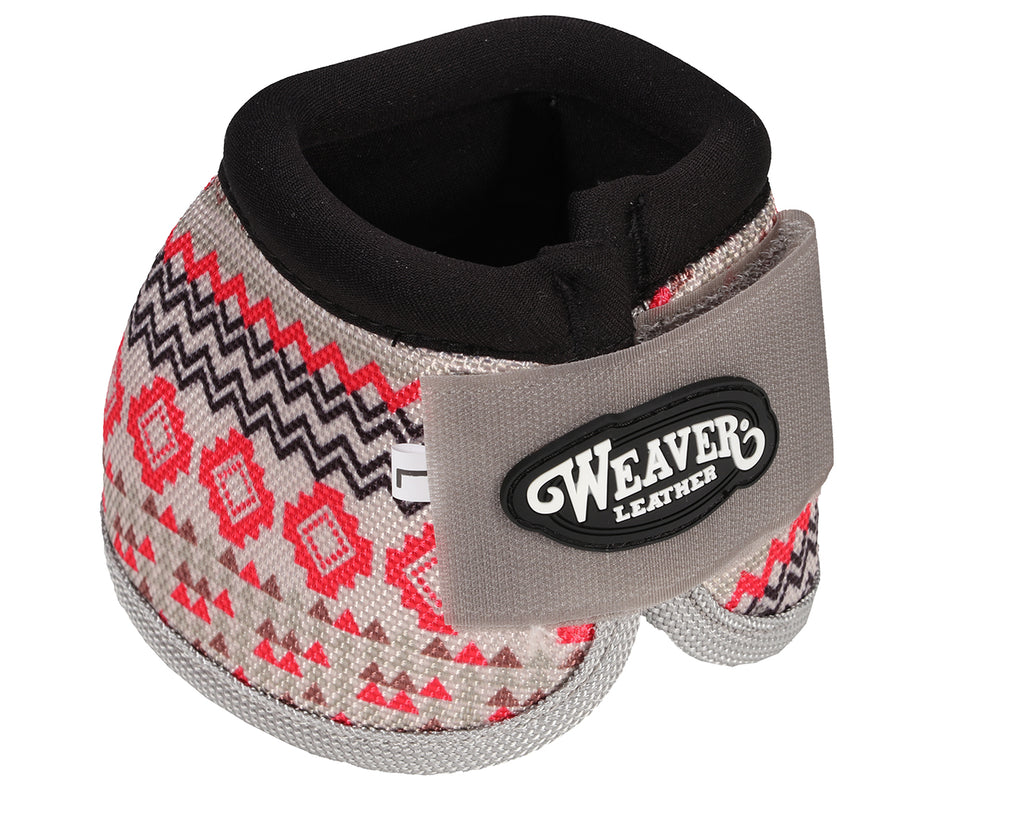 Weaver No Turn Bell Boots - Crimson Aztec