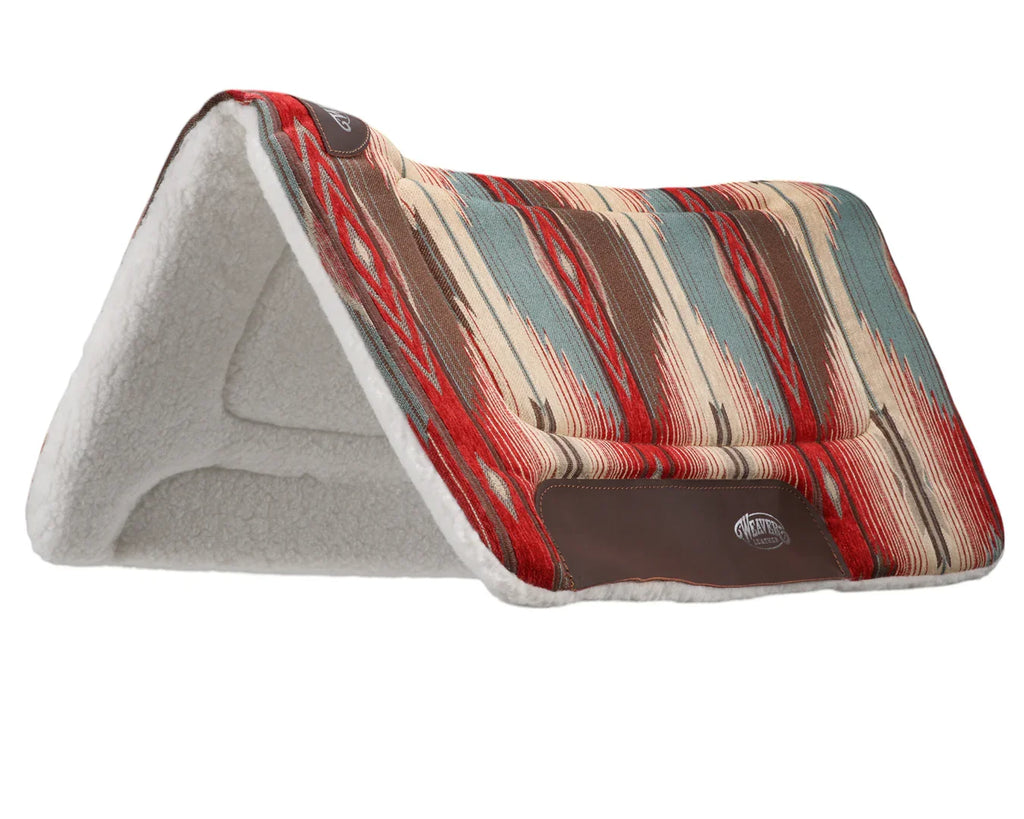 Weaver Contoured Saddle Pad - Red