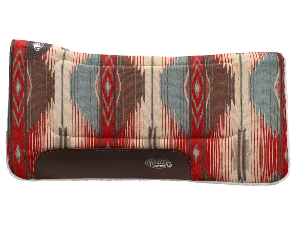 Weaver Contoured Saddle Pad - Red