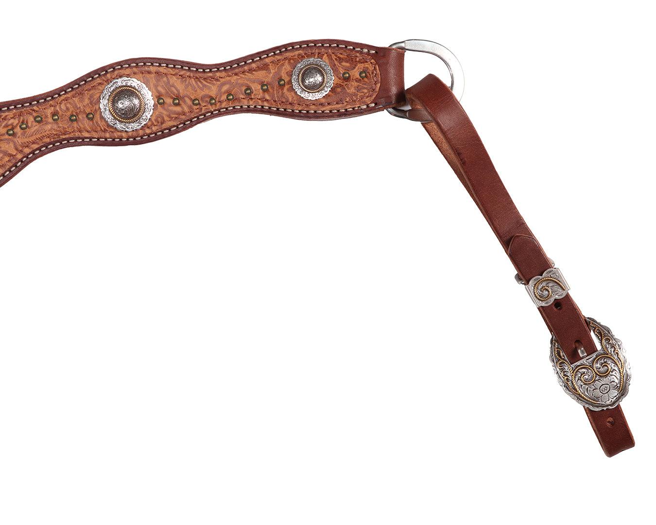 Cinturino Weaver Leather Austin Collection - Pelle Briglia Inglese Marrone Con Hardware Jeremiah Watt - Foto 2
