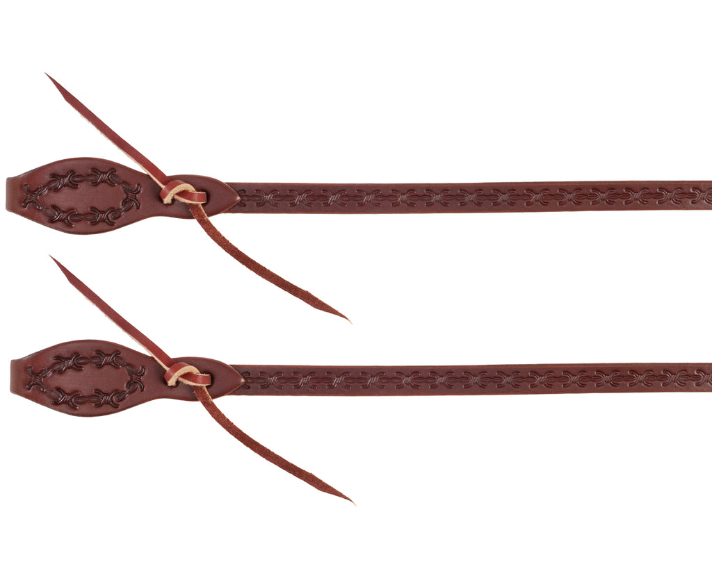 Weaver Barbed Wire Collection Split Reins