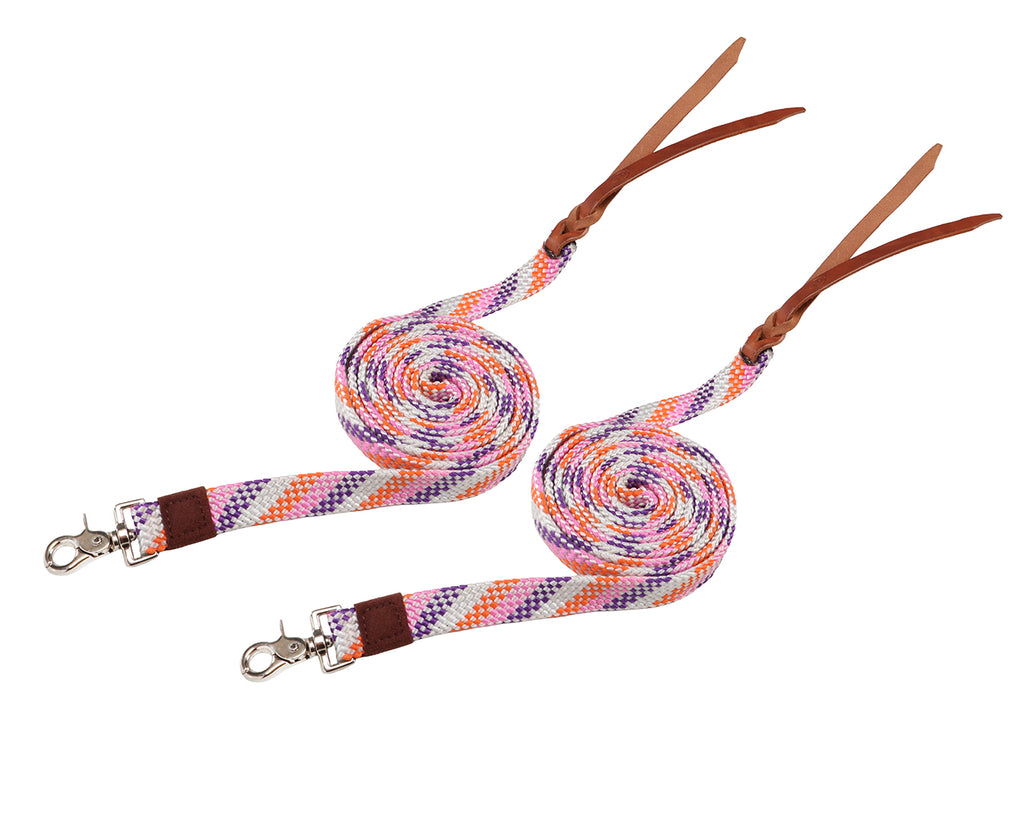 Vivid Split Reins - Rainbow