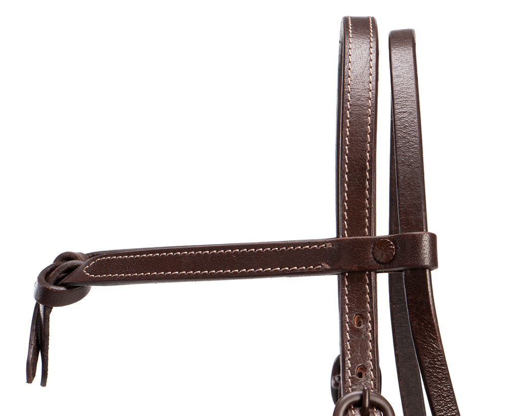 Texas-Tack Knotted Brow Headstall