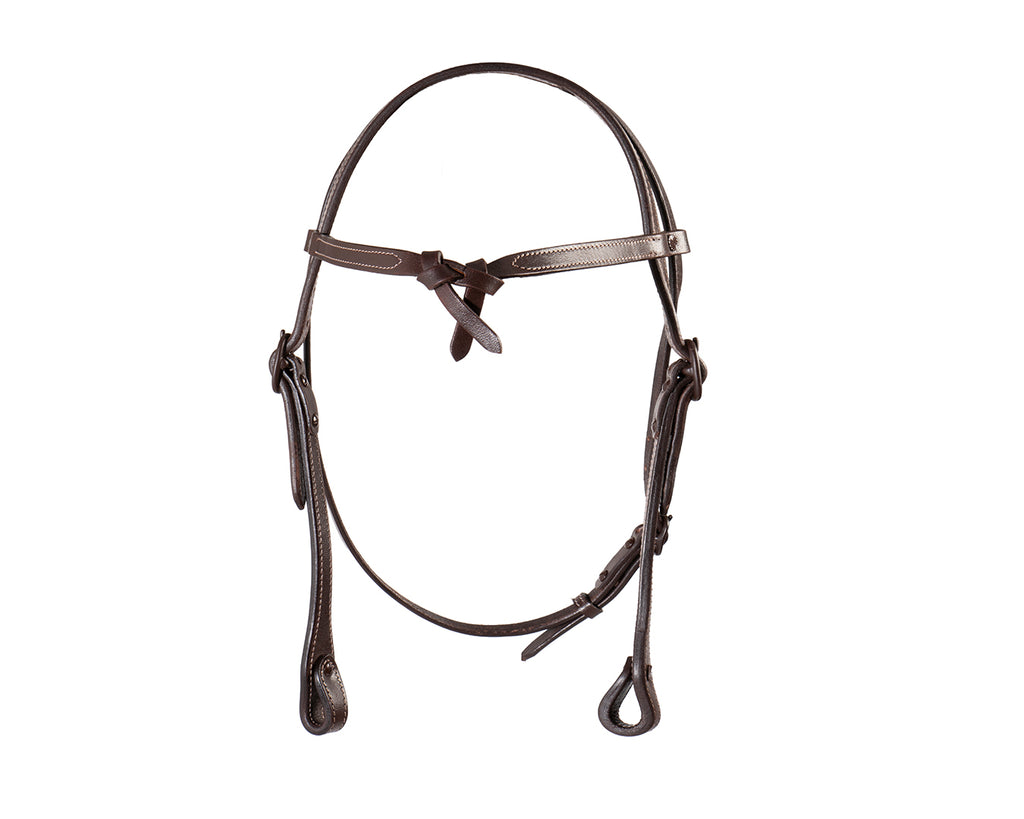 Texas-Tack Knotted Brow Headstall