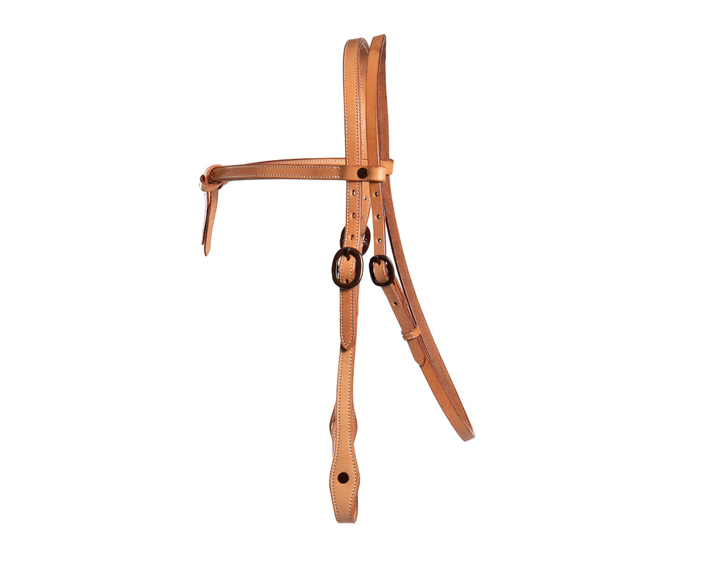 Texas-Tack Knotted Brow Headstall