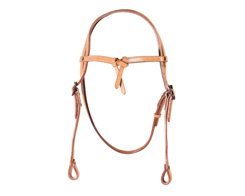 Texas-Tack Knotted Brow Headstall