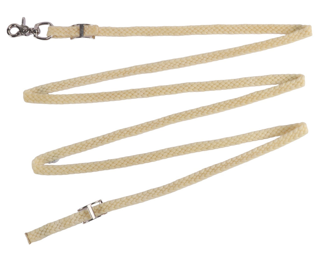 Waxed Roping Rein - High-quality 1/2 inch wide waxed braided nylon roping rein, 20 feet long. Shop at Greg Grant Saddlery for top-notch equestrian essentials.