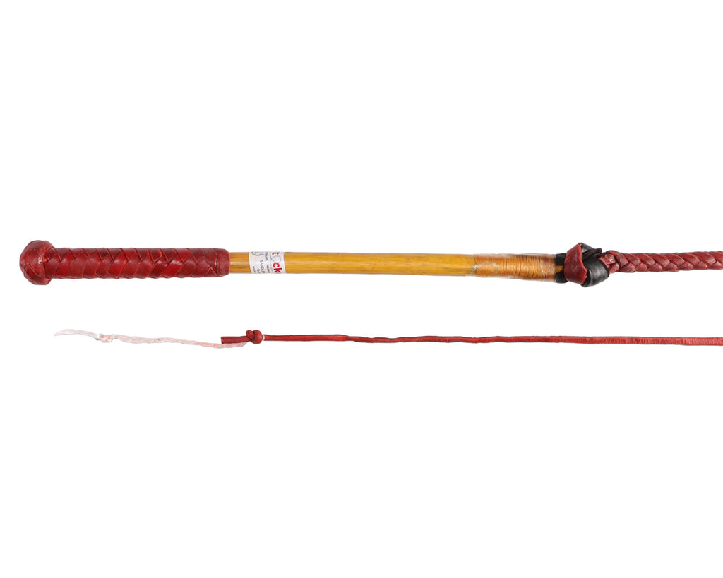 Stockmaster Redhide Stockwhip - 6 Plait