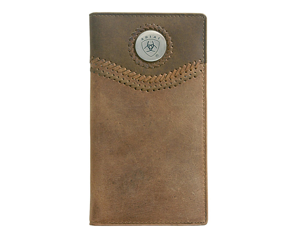 Ariat Rodeo Wallet with Two Toned stitching with an Ariat Logo