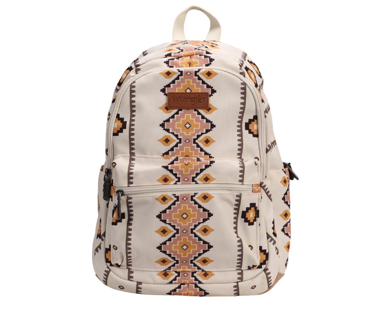Wrangler Southwestern Canvas Backpack Natural – Greg Grant Saddlery