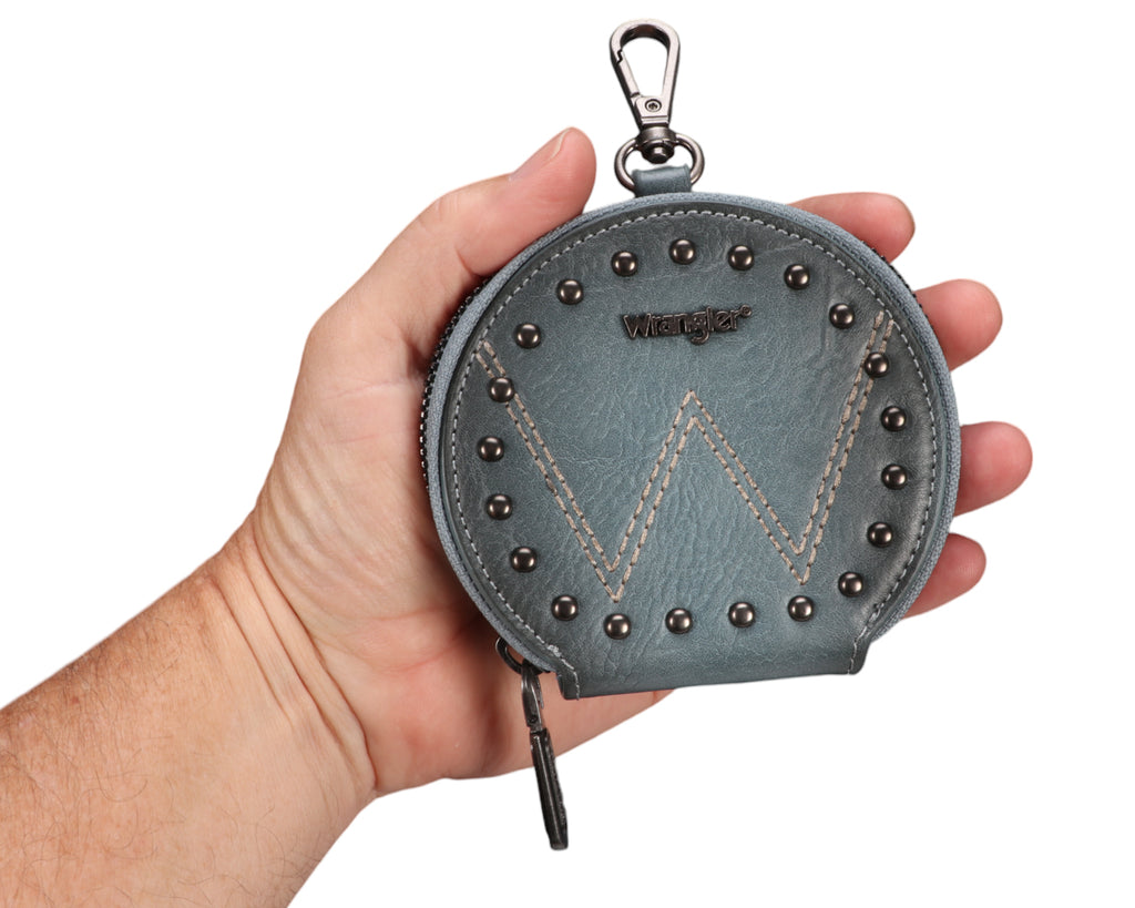 Wrangler Phone Wallet & Coin Purse Set - Light Blue