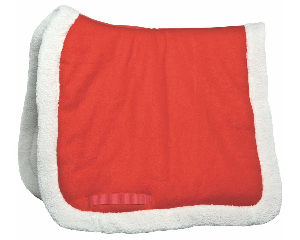 STC Christmas Saddle Pad - Festive horse blanket with Christmas design. Comfortable and stylish for the holiday season.