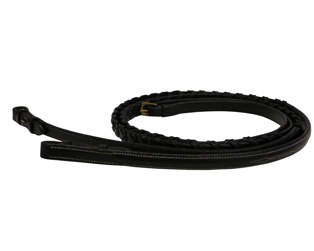 Happy Horse Dressage Bridle - Padded browband and wide padded Cavesson noseband. Complete with reins.