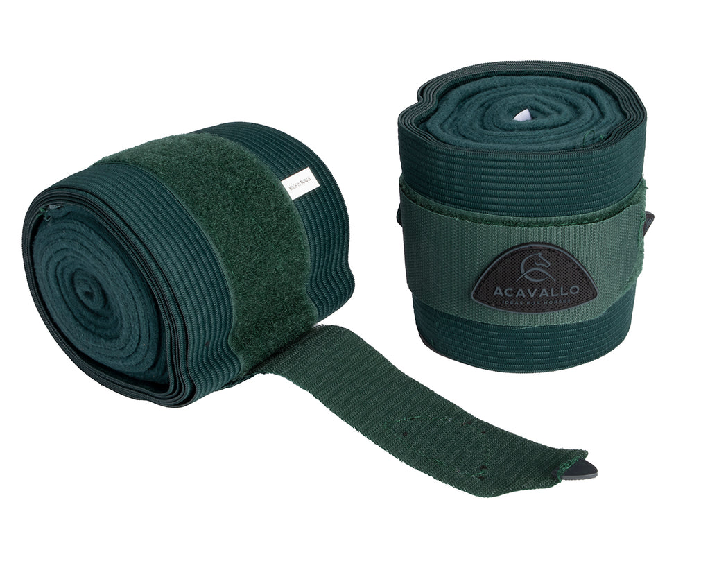 Acavallo Elastic Fleece Bandages - Set of 2