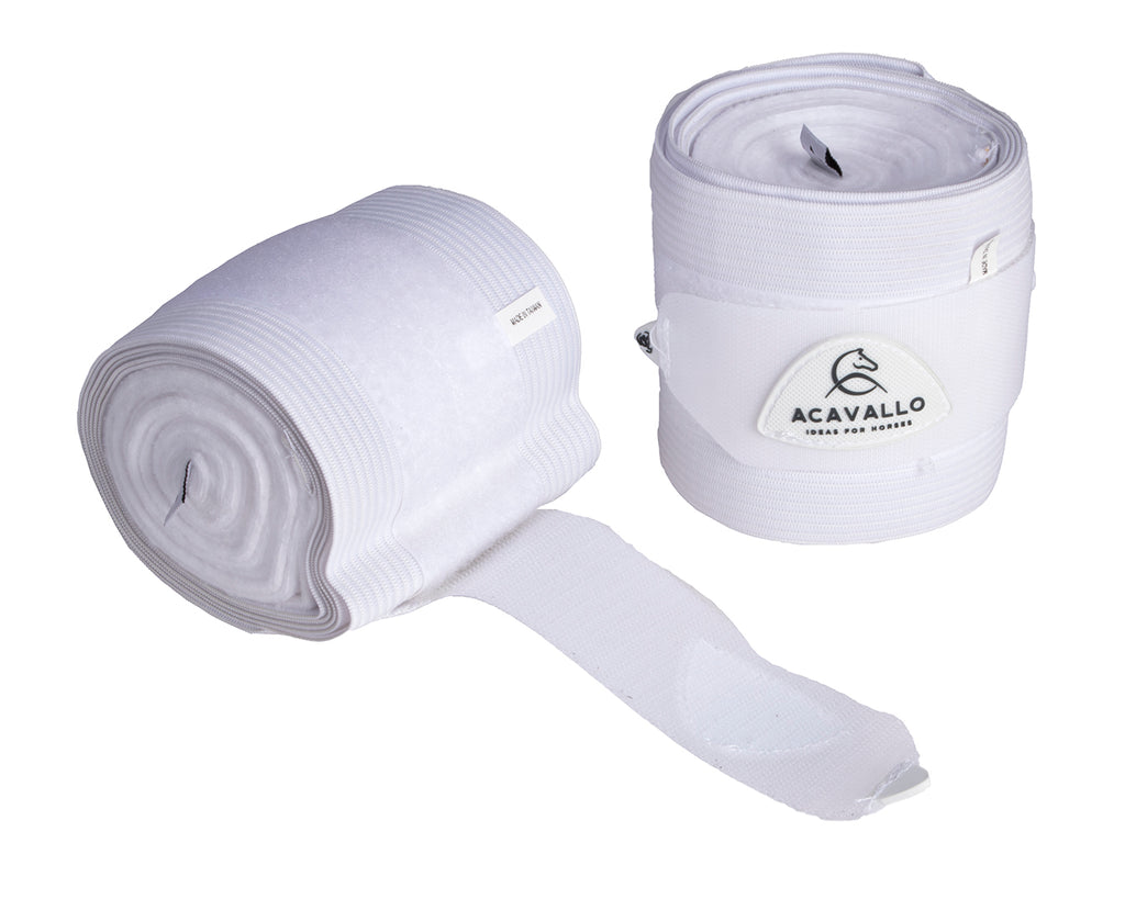 Acavallo Elastic Fleece Bandages - Set of 2