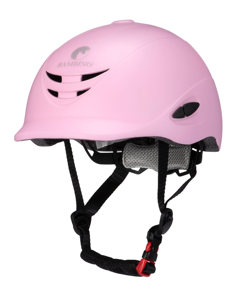 Bambino Adjustable Kids Horse Riding Helmet  Pink