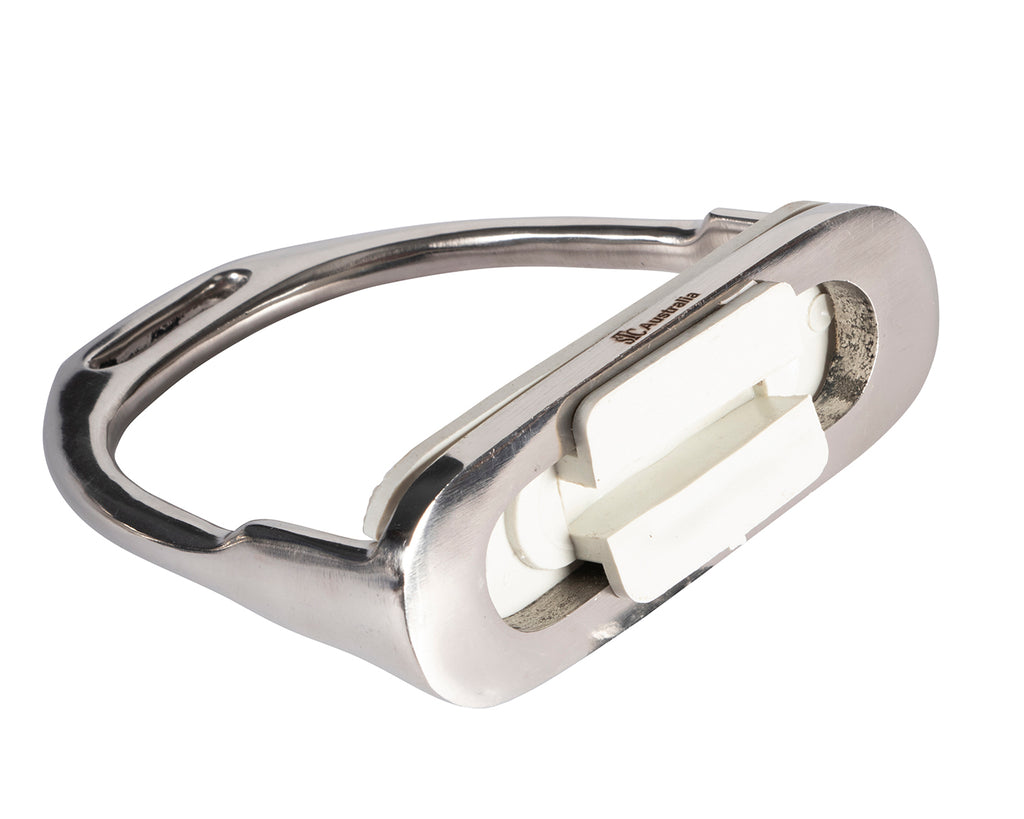 Equisteel Stainless Steel Two Bar Hunting Stirrups