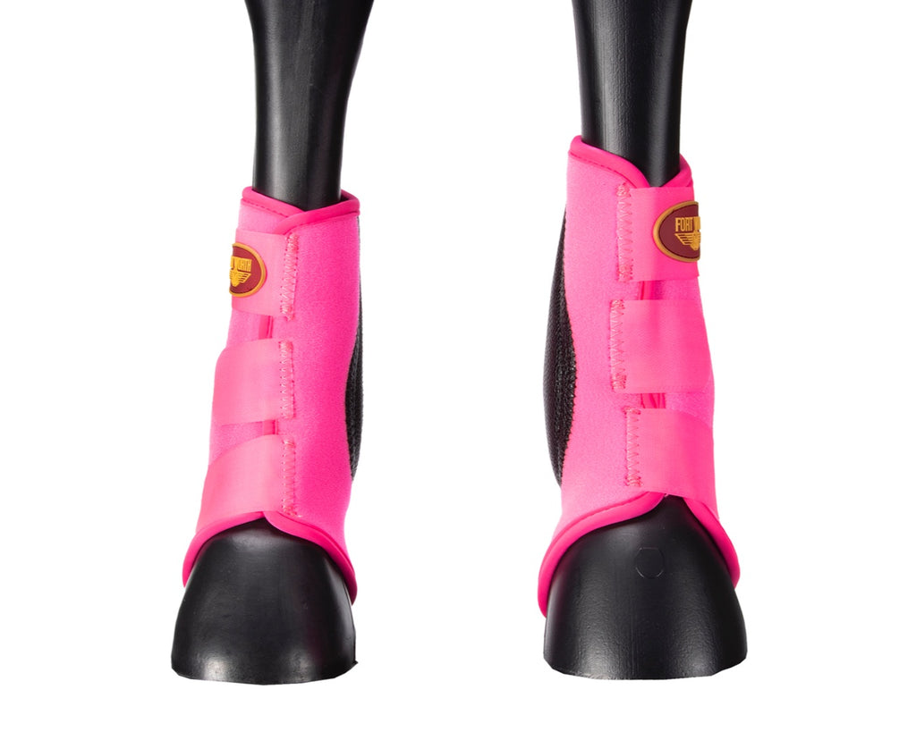 Fort Worth Short Skid Boots - Pink