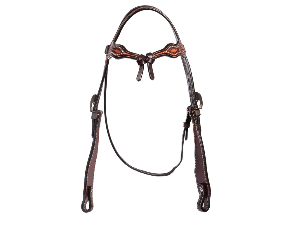Fort Worth Oketo Knotted Brow Headstall