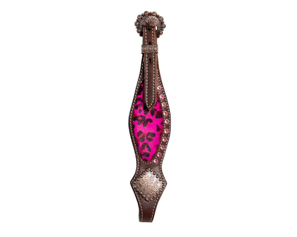 Fort Worth Leopard Headstall | Pink