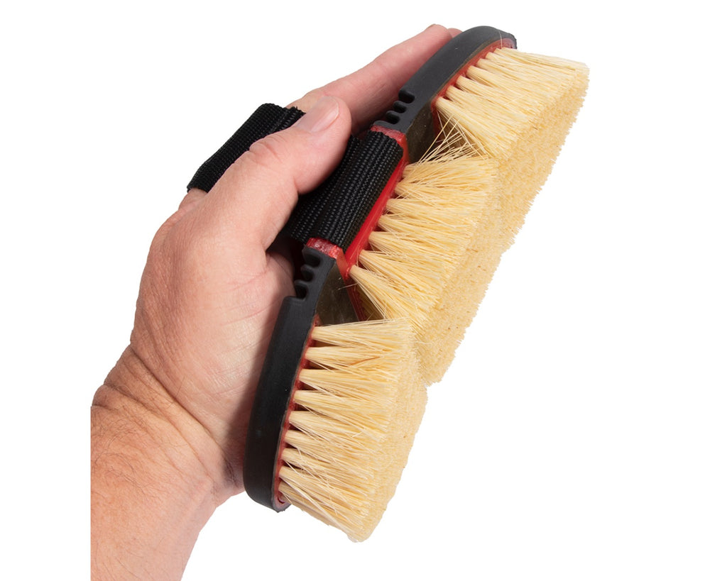 Soft Grip Flex Back Tampico Horse Scrub Brush