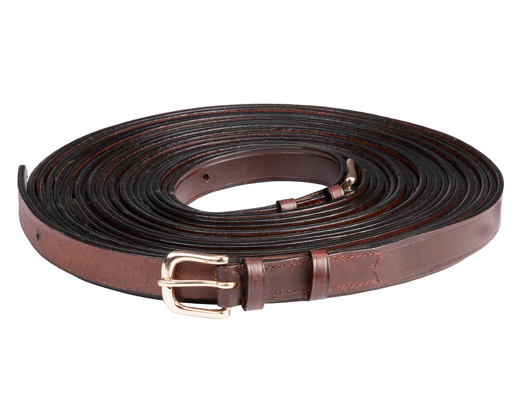 Leather Driving Reins brown 