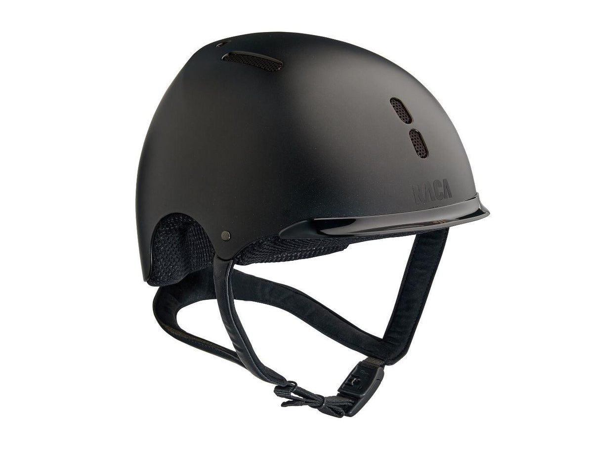 Naca Gravity S Onyx Matt Black Helmet Greg Grant Saddlery