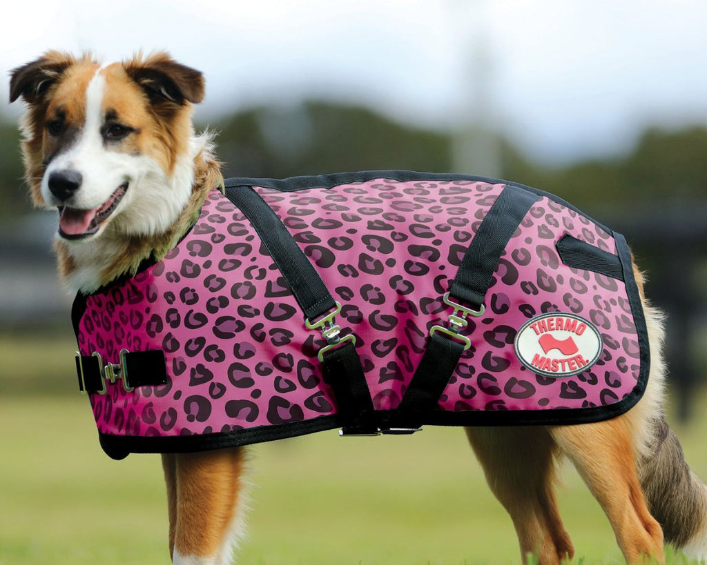 Thermo Master Supreme Dog Coat - Pink Leopard