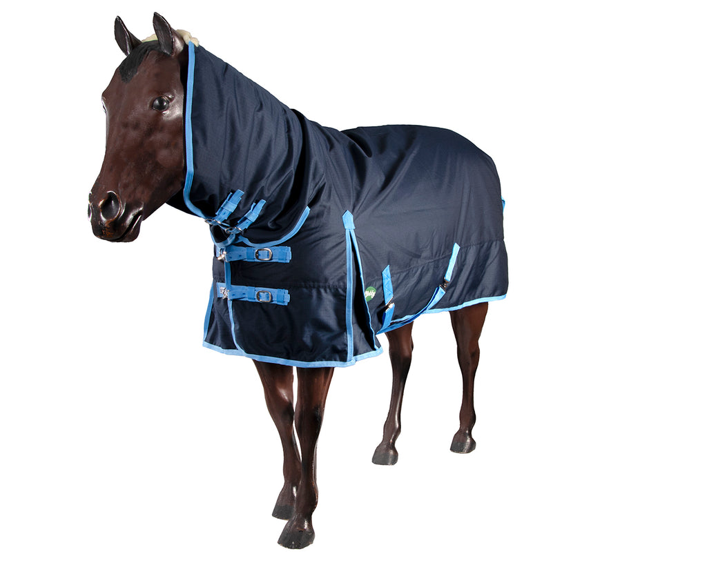 Bobby Horse Rug Combo 1200D 250G Fill - Navy & Neon Blue