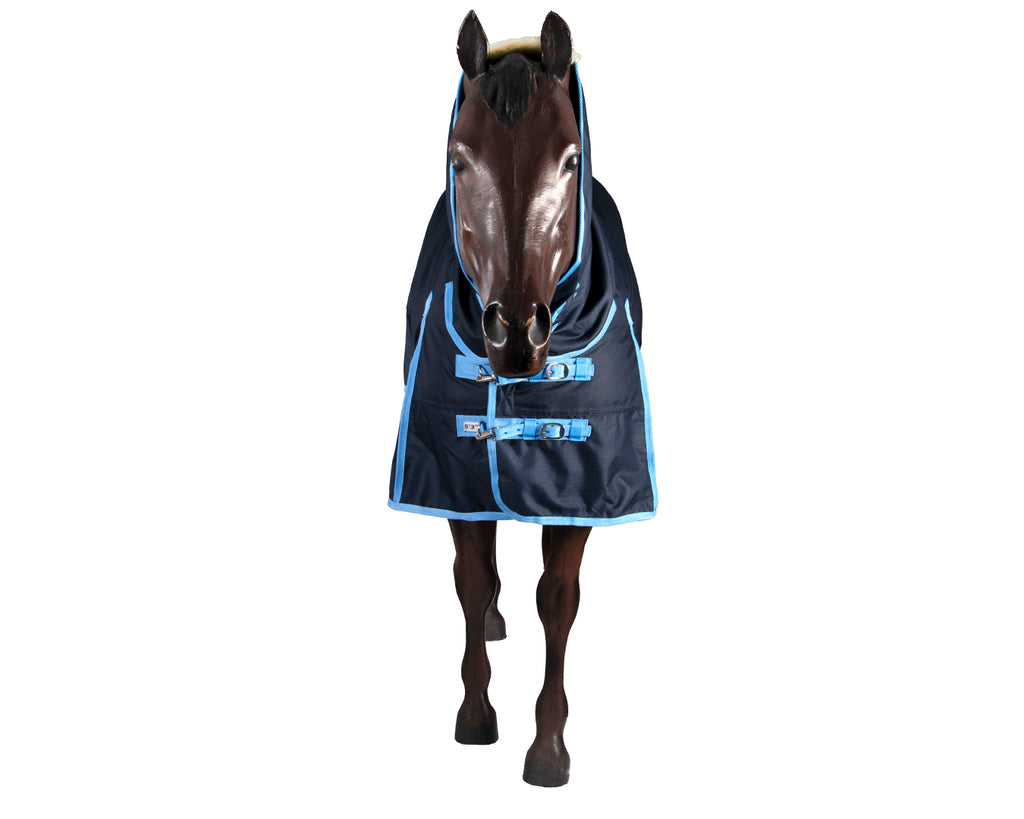 Bobby Horse Rug Combo 1200D 250G Fill - Navy & Neon Blue