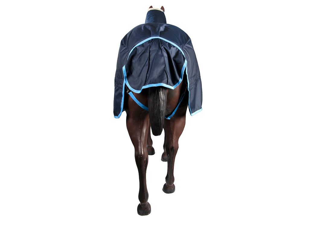 Bobby Horse Rug Combo 1200D 250G Fill - Navy & Neon Blue