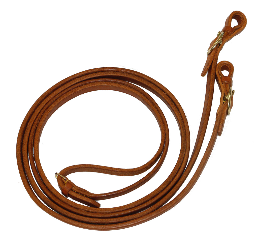 Fort Worth Barcoo Reins - 5/8" X 6' made with harness leather