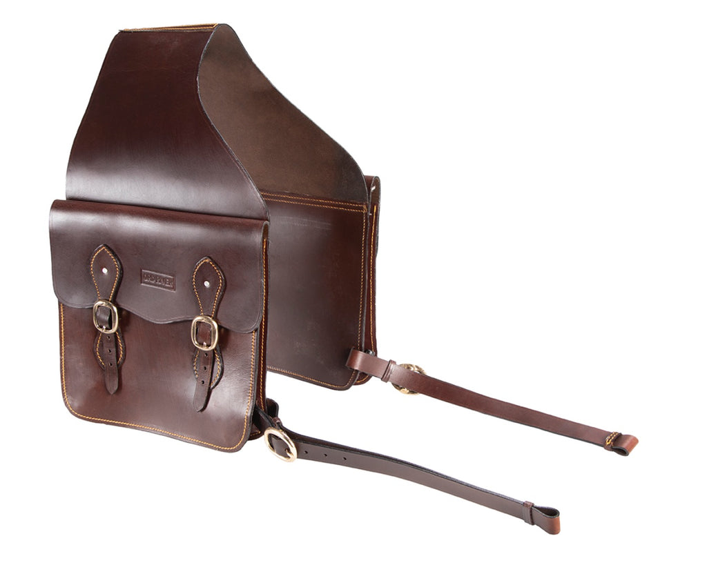 high quality leather Double Saddle Bags