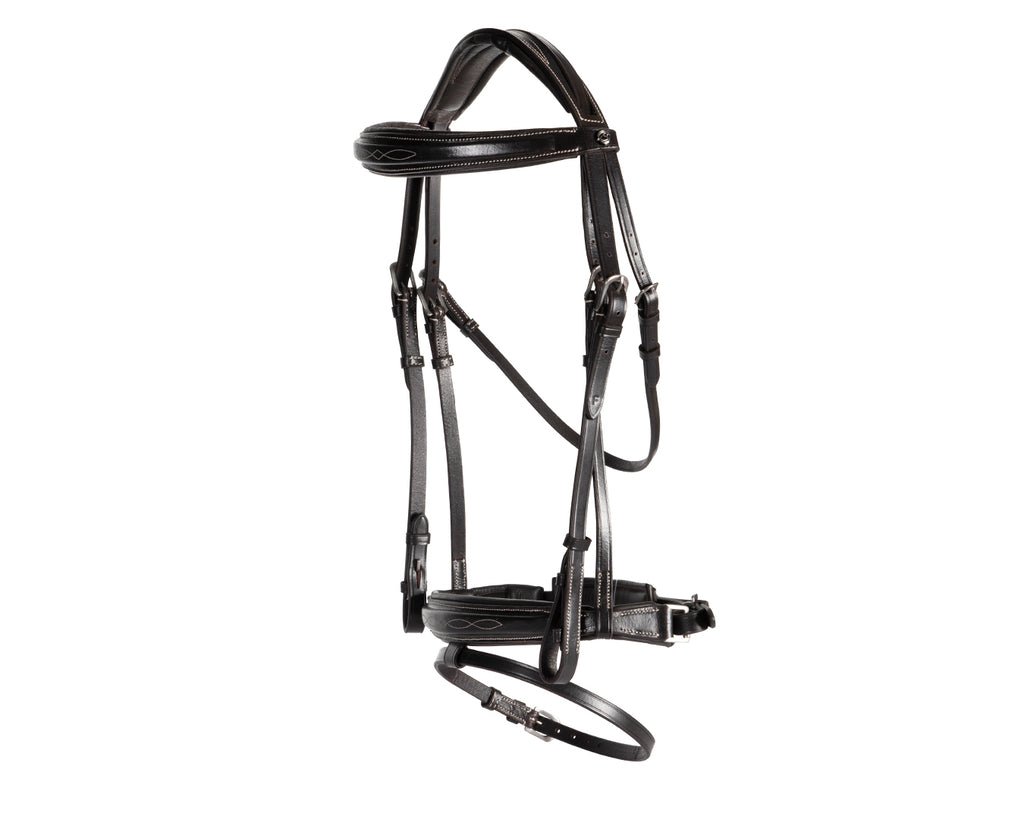 Sterling Bridle with Square Raised Browband