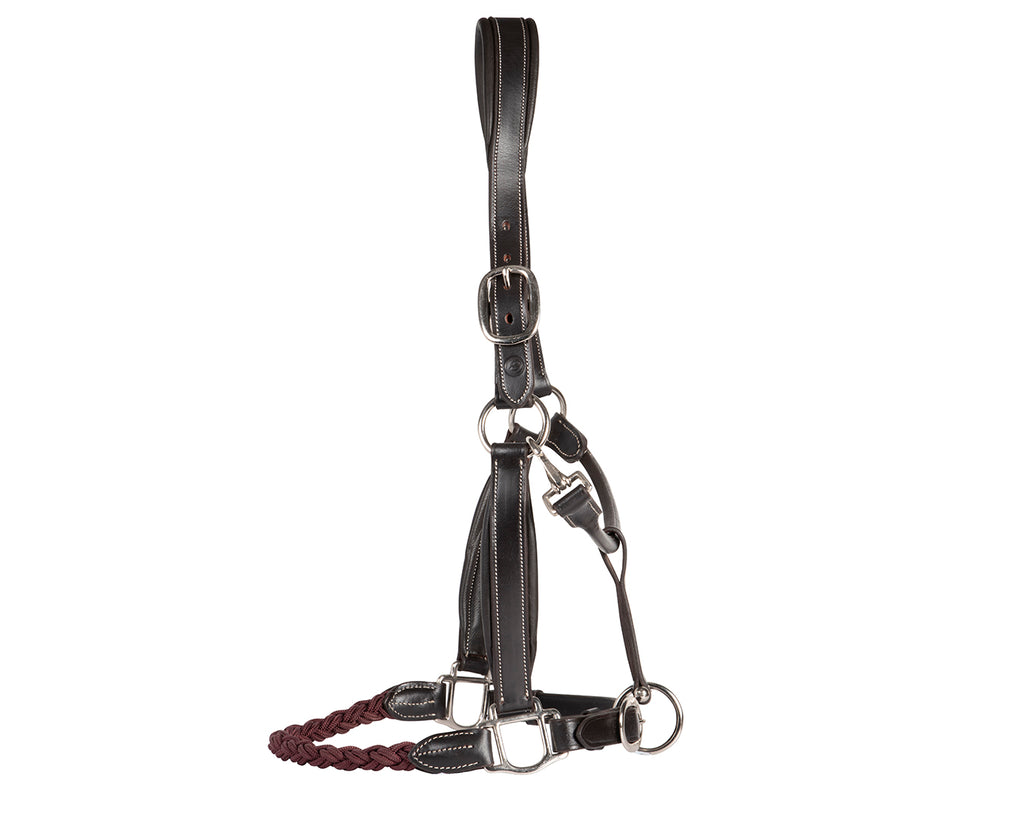 Sterling Double Halter with Rope Noseband