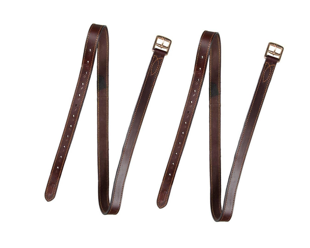 STR6670 Ord River Stockman's Stirrup Leathers Brown