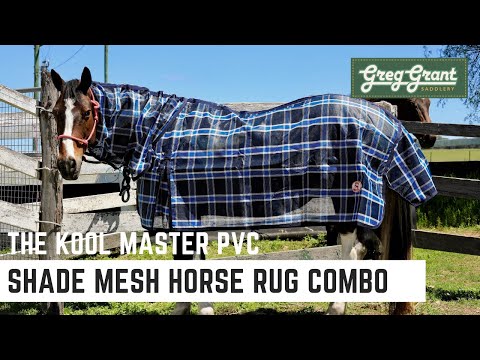 Mesh Crossover Rugs Kool Master PVC Shade Mesh Horse Rug Combo | Summer Rugs – Greg Grant ...